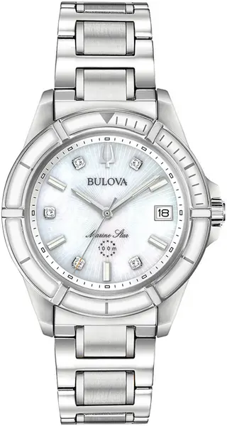 Bulova Watch Marine Star Ladies - White BUL-407