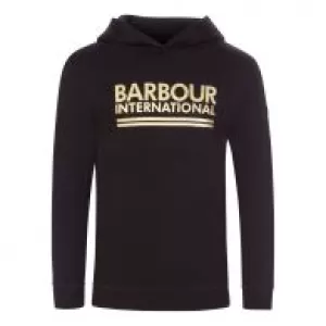 Barbour International Girls Reina Hoodie - Black - 8-9 Years