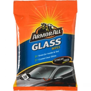 Armor All Glass Wipes Pack of 15