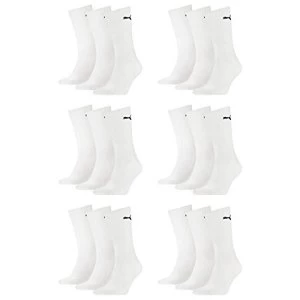 18 pair Puma Sport Socks Tennis Socks Gr. 35-49 Unisex, color:300 - white, Socken & Strumpfe:47-49