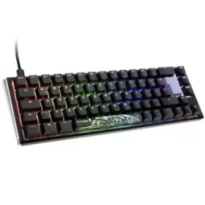 Ducky One 3 Classic USB Gaming keyboard Switch: red German, QWERTZ Black, White