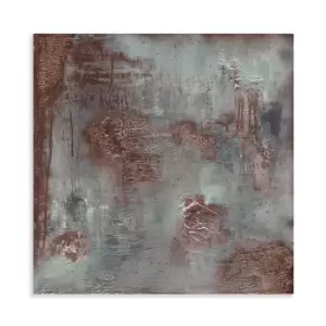 The Art Group Soozy Barker Copper & Coal Canvas / 85x85cm