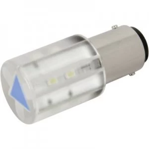 LED bulb BA15d Blue 24 Vdc 24 V AC 210 mcd CML