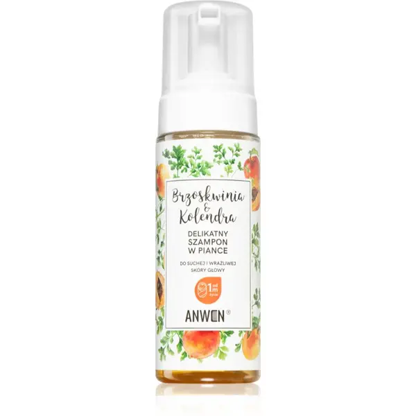 Anwen Peach & Coriander Foam Shampoo 170ml