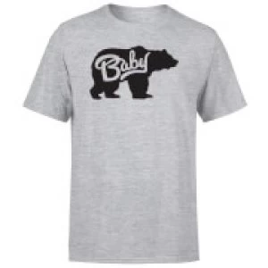 Baby Bear T-Shirt - Grey - 4XL