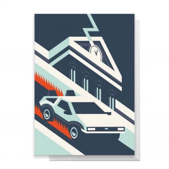 Back To The Future Greetings Card - Giant Card
