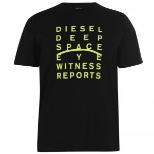 Diesel Deep Space T Shirt - 900 Black