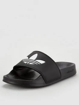 adidas Originals ADILETTE LITE Junior Sliders - Core Black, Core Black, Size 4