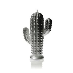 Steel Large Cactus Candle