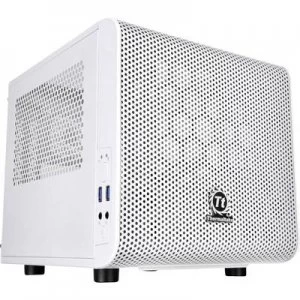 Thermaltake Core V1 Snow Mini tower PC casing White Built-in fan, LC compatibility