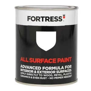 Fortress White Gloss Multipurpose Paint 0.25L