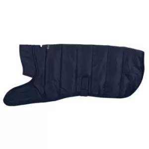 Barbour Baffle Quilt Dog Coat Navy Small