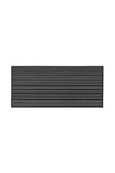 Arona Machine Washable Latex Backed Runner Doormat 57x150cm, Black