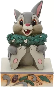 Bambi Knocker with Christmas wreath Collection Figures multicolor