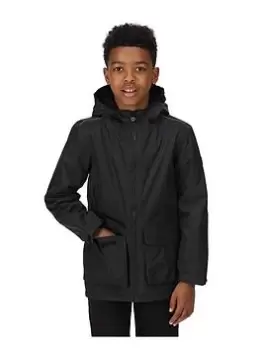 Boys, Regatta Salman Waterproof Insulated Jacket - Black, Size 13 Years