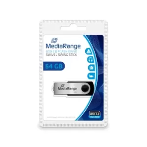 MediaRange 64GB USB 2.0 USB flash drive USB Type-A / Micro-USB...