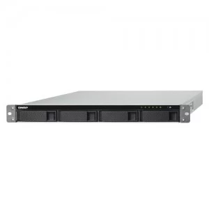QNAP TS-453BU-RP J3455 Ethernet LAN Rack (1U) Black Gray NAS