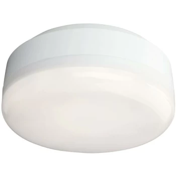 Firstlight Mini - LED Bathroom Ceiling Flush Light White Polycarbonate Diffuser IP44