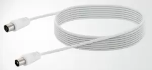 Schwaiger KDSKI50532 coaxial cable 5m IEC White