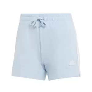 adidas Essentials Slim 3-Stripes Shorts Womens - Blue Dawn / White