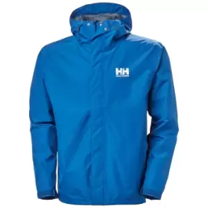 Helly Hansen Mens Seven J Outdoor Rain Jacket Blue XL