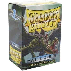 Dragon Shield Green Matte Card Sleeves - 100 Sleeves