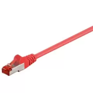 Goobay RJ45 S/FTP CAT 6 Network Cable - 3m - Red