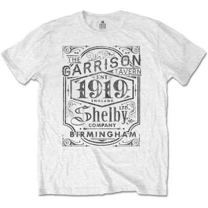 Peaky Blinders - Garrison Pub Mens Small T-Shirt - White
