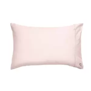 Ted Baker 250 Thread Count Plain Dye Standard Pillowcase, Soft Pink