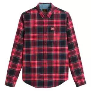 Heritage Checked Cotton Shirt in Regular Fit