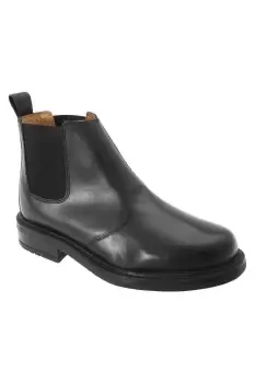 Leather Quarter Lining Gusset Chelsea Boots