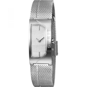 Esprit Houston Blaze Womens Watch featuring a Stainless Steel Mesh Strap and Silver Dial