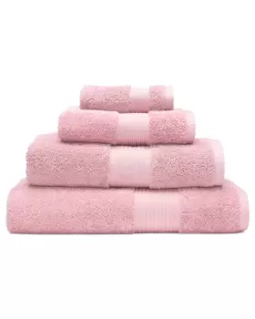 Cotton Traders 2 Pack Pima Face Cloths in Pink