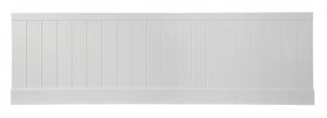 Wickes Tongue and Groove Bath Front Panel - White Gloss 1700mm