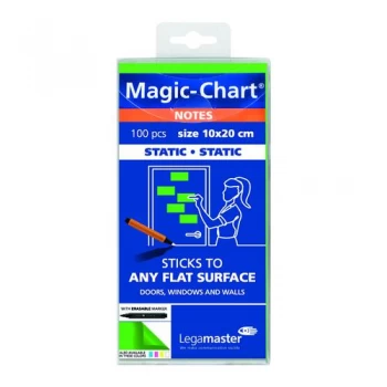 Legamaster Magic Notes 20X10cm Green Pack of 100 7-159404