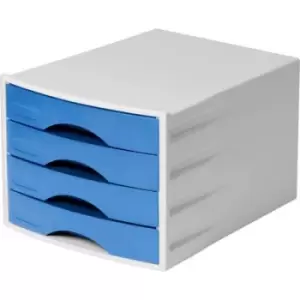 Durable 776206 Desk drawer box White No. of drawers: 4