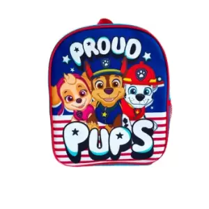 Paw Patrol Childrens/Kids Proud Pups Backpack (One Size) (Navy/Red)