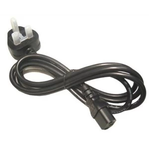 UK Mains to IEC Kettle 1.8m Black OEM Power Cable