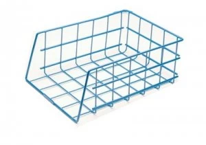 Universal Large Capacity Stacking Wire Tray Blue