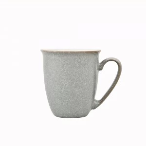 Denby Elements Light Grey Coffee Beaker Mug