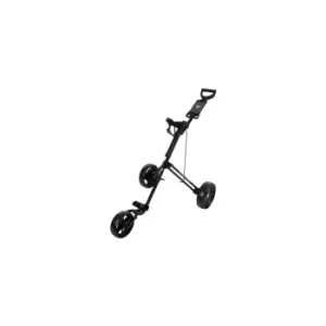 Fast Fold Junior 3 Wheel Golf Trolley - Black