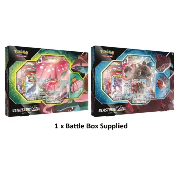 Pokemon TCG: Venusaur/Blastoise VMAX Battle Box - One At Random