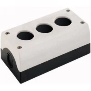 Eaton M22-I3 Housing 3 installation slots, for floor mounting (Ø x H) 22mm x 80 mm Anthracite
