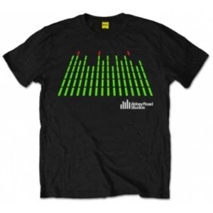 Abbey Road Studios EQ Logo Mens Black T Shirt: XXL