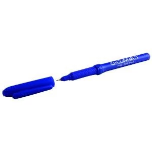 Q-Connect Blue 0.4mm Fineliner Pen Pack of 10 KF25008