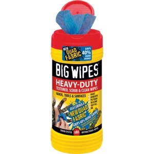 Big Wipes Red Top 4x4 Heavy Duty Hand Cleaners Pack of 80