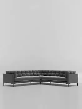 Swoon Landau Fabric 5 Seater Corner Sofa