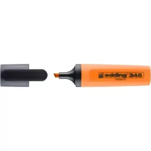 Edding e-345 Orange Highlighter Marker Pen Rounded Tips 2 to 3mm - Orange