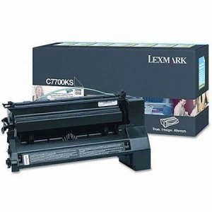 Lexmark C7700KS Black Laser Toner Ink Cartridge