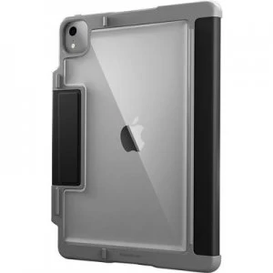 STM Goods Dux Plus BookCase Compatible with Apple series: iPad Air 10.9 (2020) Black, Transparent